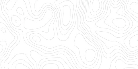 Topographic white and gery wavey contour line style map white background.
