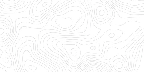 Abstract modern topography wavy contour map line and vintace tarrain patch texture grid line wallpaper map white background.
