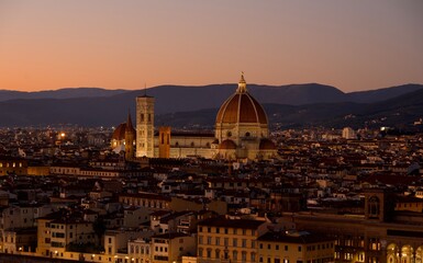 Fototapeta premium Santa Maria del Fiore Cathedral in Florence, Italy, Gothic architecture