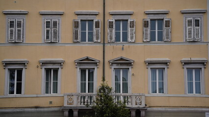 facade of an old building