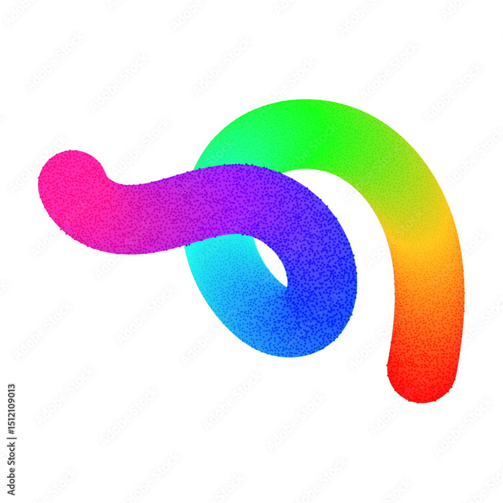 Poster abstract wavy gradient background with colorful squiggle lines, neon ribbon shapes, fluid swirl patt
