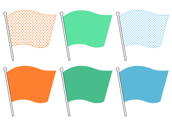 たなびく旗のセット、イベントの必須アイテム