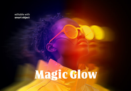 Magic Glow Photo Effect