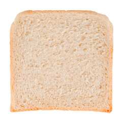Slices of freshly baked sourdough bread, isolated