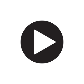 Editable audio play icon vector illustrator
