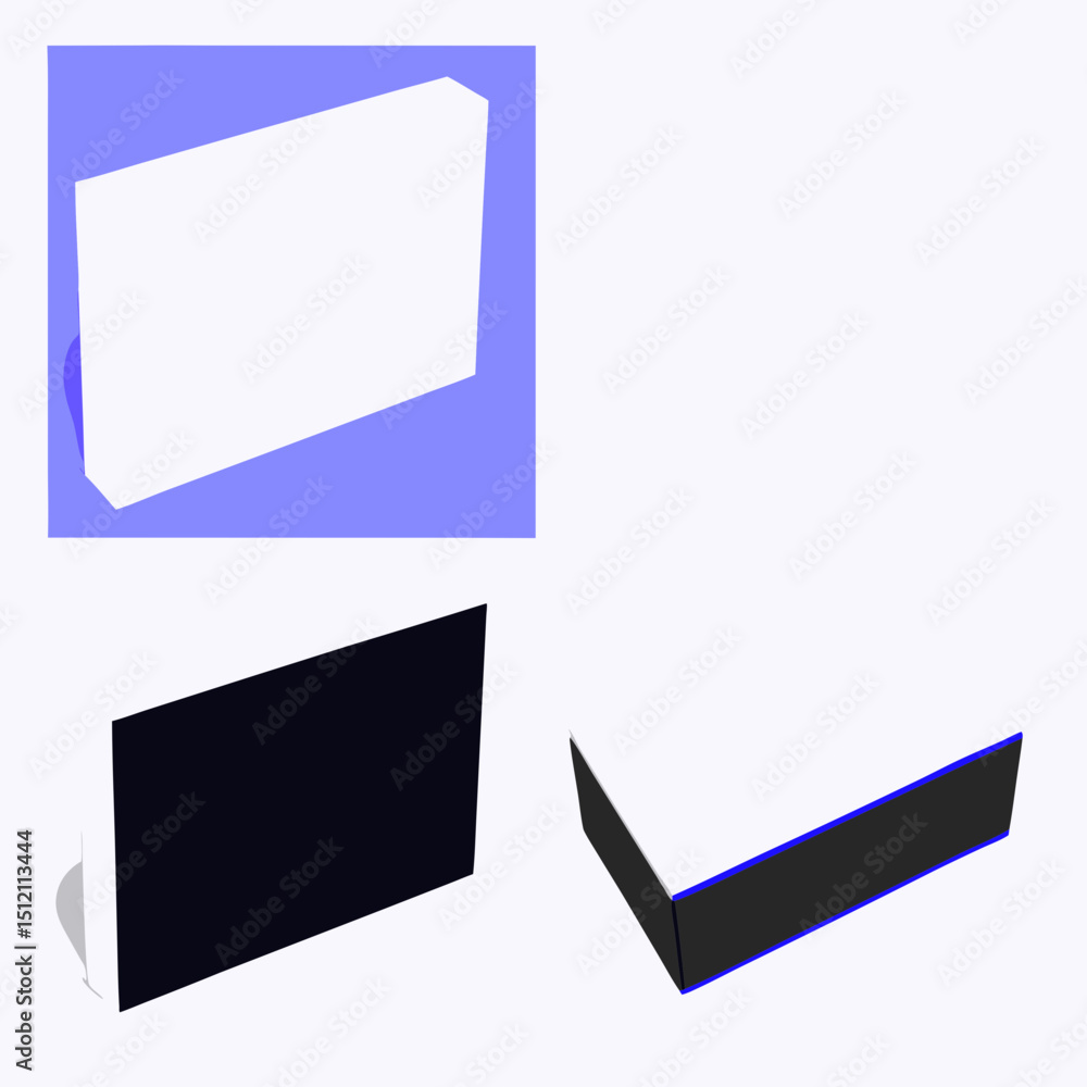 Poster vector different geometric shapes in minimalist design, showcasing contrast and simplicity