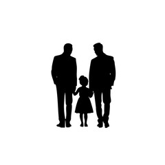 Pride Family Symbol - Smooth Vector Design for Wall Art