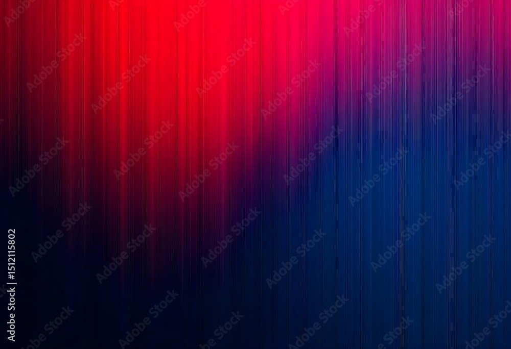 Poster generative ai crimson to cobalt: abstract vertical stripes texture