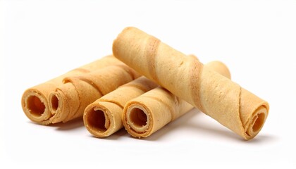 Fototapeta premium photo of biscuit with white background focus biscuit