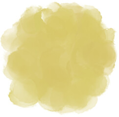 Gold watercolor element