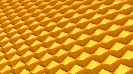 seamless texture of gold or yellow honeycomb pattern