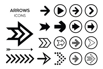 Modern Arrow Icon Collection