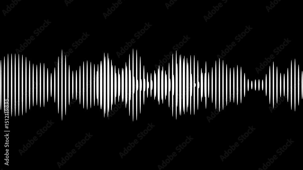 Poster dynamic equalizer visual effect, animated sound wave spectrumanimated sound wave spectrum. white aud