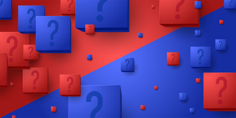 An illustration for setting a problem solving problem in business. A presentation image helps you solve problems. Solving a difficult problem or situation. The poster for the quiz.
