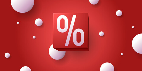 An image to advertise the sale. Poster for advertising discounts. Vector graphics in a modern style.