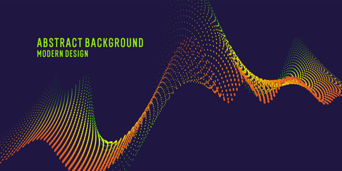 A background with wavy lines that create a background with wavy lines that create an abstract pattern. A template for placing text and information. Illustration for presentation and business.