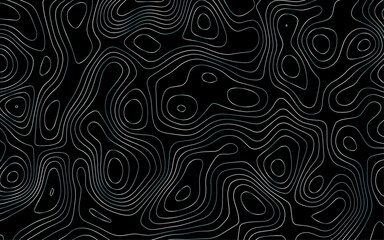 Modern design with White background with topographic wavy pattern design. Abstract gray topography contour map background design .