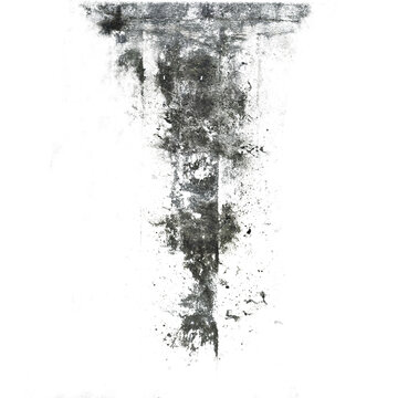 Old Damp Wall with Mold and Cracked Plaster Texture &ndash; High Resolution Damage Detail

