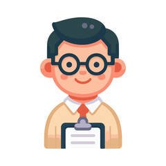 
illustration design of an auditor