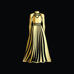 Fashionable Women's Dress Logo Art | Modern Beauty Fashion Vector for Clothing Store Design.
Creative Women's Dress Logo | Fashionable Beauty Fashion Vector for Boutique & Fashion Show Branding