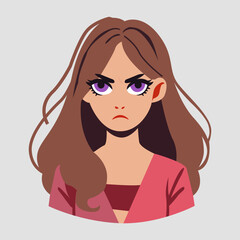 Female professional shown with arms crossed and serious facial expression wearing formal office blazer. Business concept
