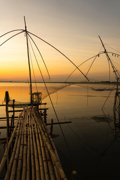 silhouette cheena vala fishing sunset on the river