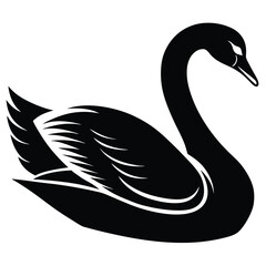 Fototapeta premium swan vector 