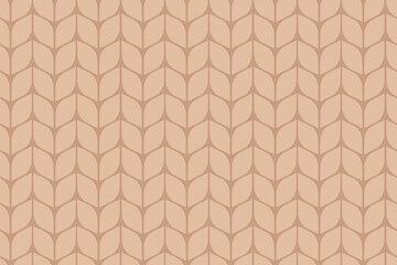 Seamless beige knitting-style pattern with a soft leaf texture. Great for textile design, cozy packaging, wallpapers, and natural-themed projects.

