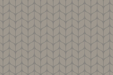 Seamless dark gray knitting pattern with stylized loop texture. Ideal for fabric backgrounds, cozy winter design, or minimal fashion projects.

