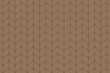 Seamless brown knitted pattern with stylized loop texture. Perfect for cozy autumn projects, textile design, or rustic fashion backgrounds.

