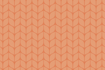 Seamless orange knitted pattern with stylized loop texture. Great for fall textile projects, warm fashion backgrounds, or cozy digital designs.

