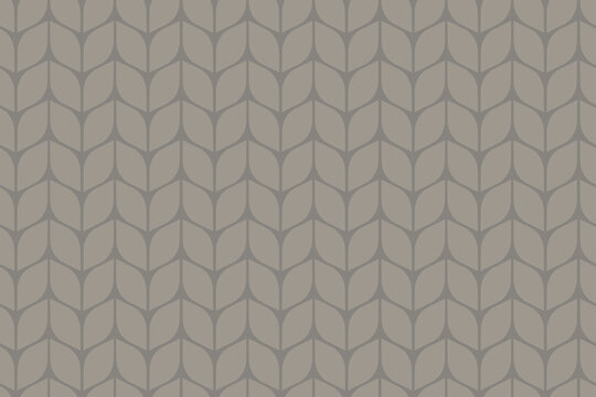 Seamless dark gray knitting pattern with stylized loop texture. Ideal for fabric backgrounds, cozy winter design, or minimal fashion projects.

