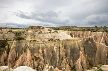 Strange Rock Formations in Cappadocia