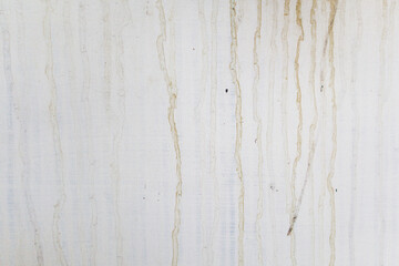 stain and dirt from fluid coming out from watering potting plant on cement wall. Abstract textured...