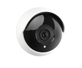 Surveillance camera, round, modern design