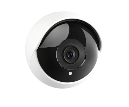 Surveillance camera, round, modern design