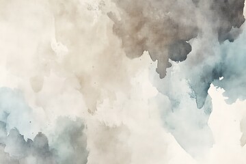 Abstract Watercolor Painting Neutral Tones Soft Hues Artistic Background