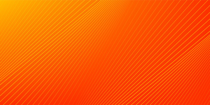 Abstract orange background with lines. Eps10 vector