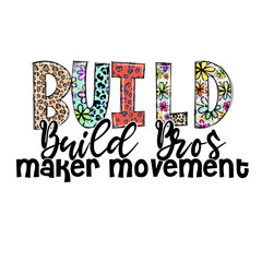 Build Boss Maker Movement Graphic Design - Motivational Quote Apparel Design