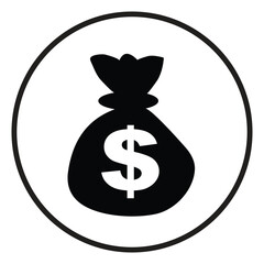 bag with dollar sign