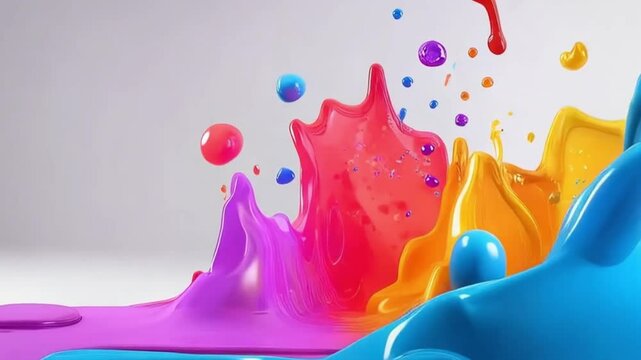 Fantasietier in regenbogenfarben