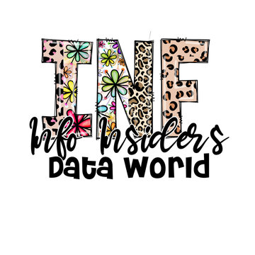 JNE Info Insiders Data World Graphic Design