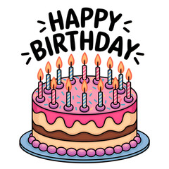 happy birthday cake