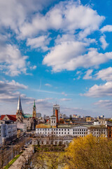 City of Lodz, Poland. View of the White Factory.	