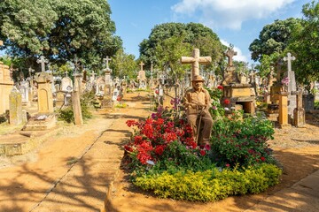 stone strange cemetery in barichara santander colombia travel 
