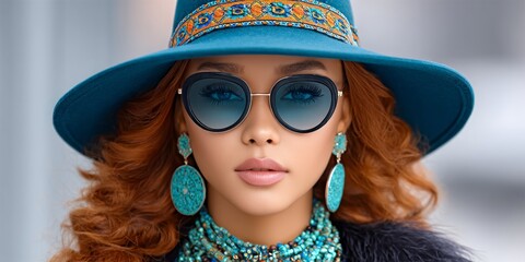 a realistic photo of a fashion shoot for social media ads featuring an influencer