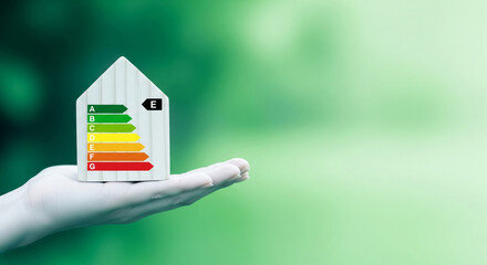 Energy Efficient Home Rating, Hand Holding Model House