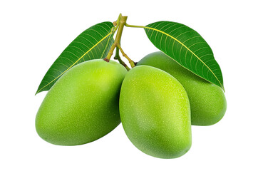 Raw Mango Bunch Green Free PNG and Clipart