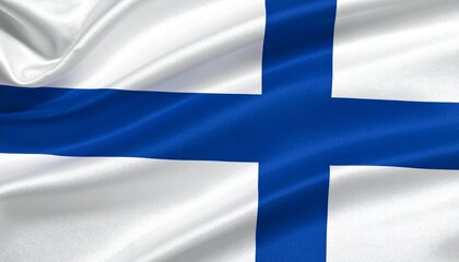 Naklejka premium flag of finland