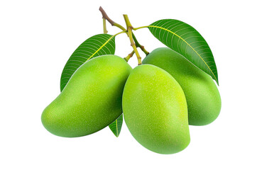 Raw Mango Bunch Green Free PNG and Clipart
